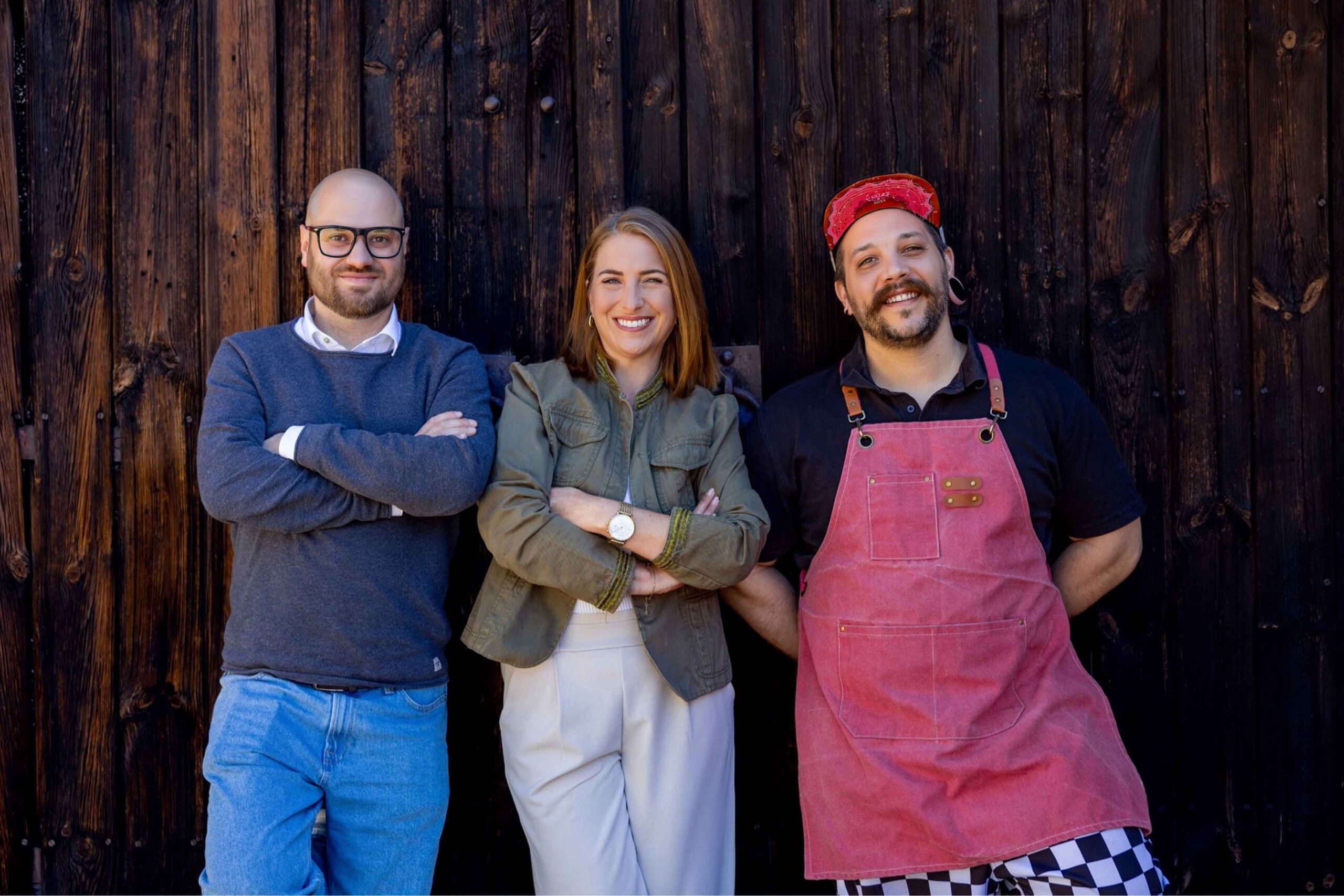Das Team von Greenside Kitchen - Max, Julia, Gerry